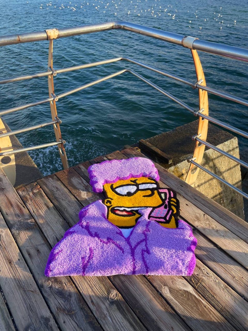 Handmade Tufted Custom Rug, 3d Tufted Rug, High Pile Carpet, Fluffy Rug