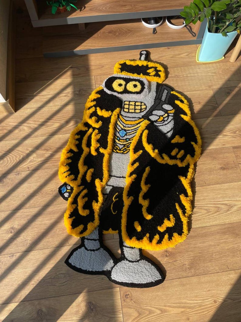 Bender in Coat Wool Luxury Rug: Custom 3D Tufted High Pile Carpet - Etsy
