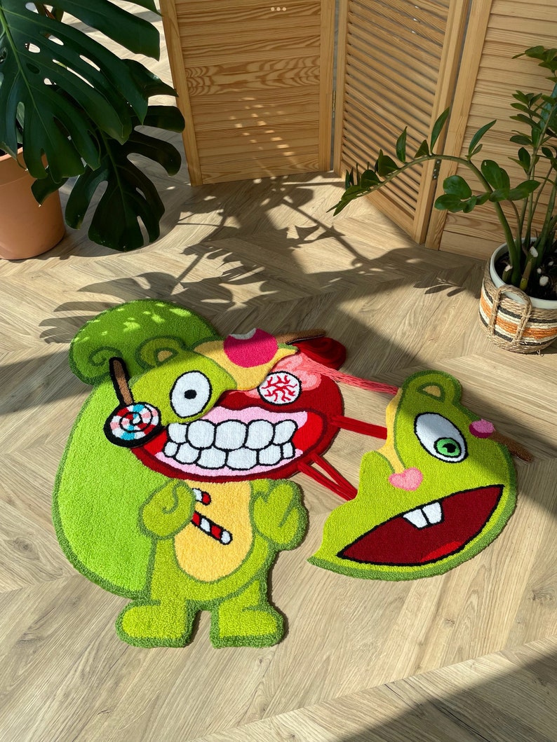 Nutty Happy Tree Friends Rug: Custom Skeleton Carpet Design - Etsy