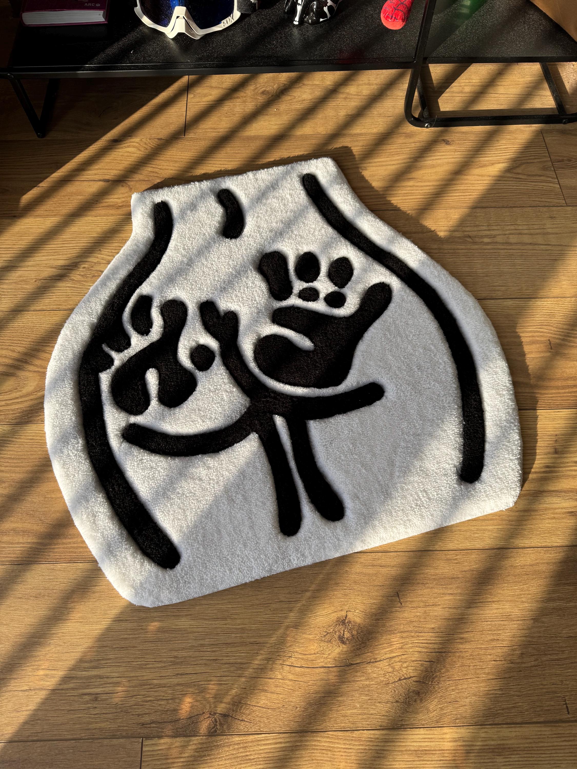 Funnt Rug Funny Tufted Wool Rug: Handmade 3D Fluffy Carpet - Etsy