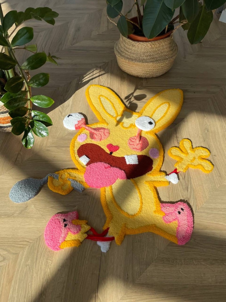 Happy Tree Friends Cuddles Custom Rug: Moving Parts Luxury Rug - Etsy