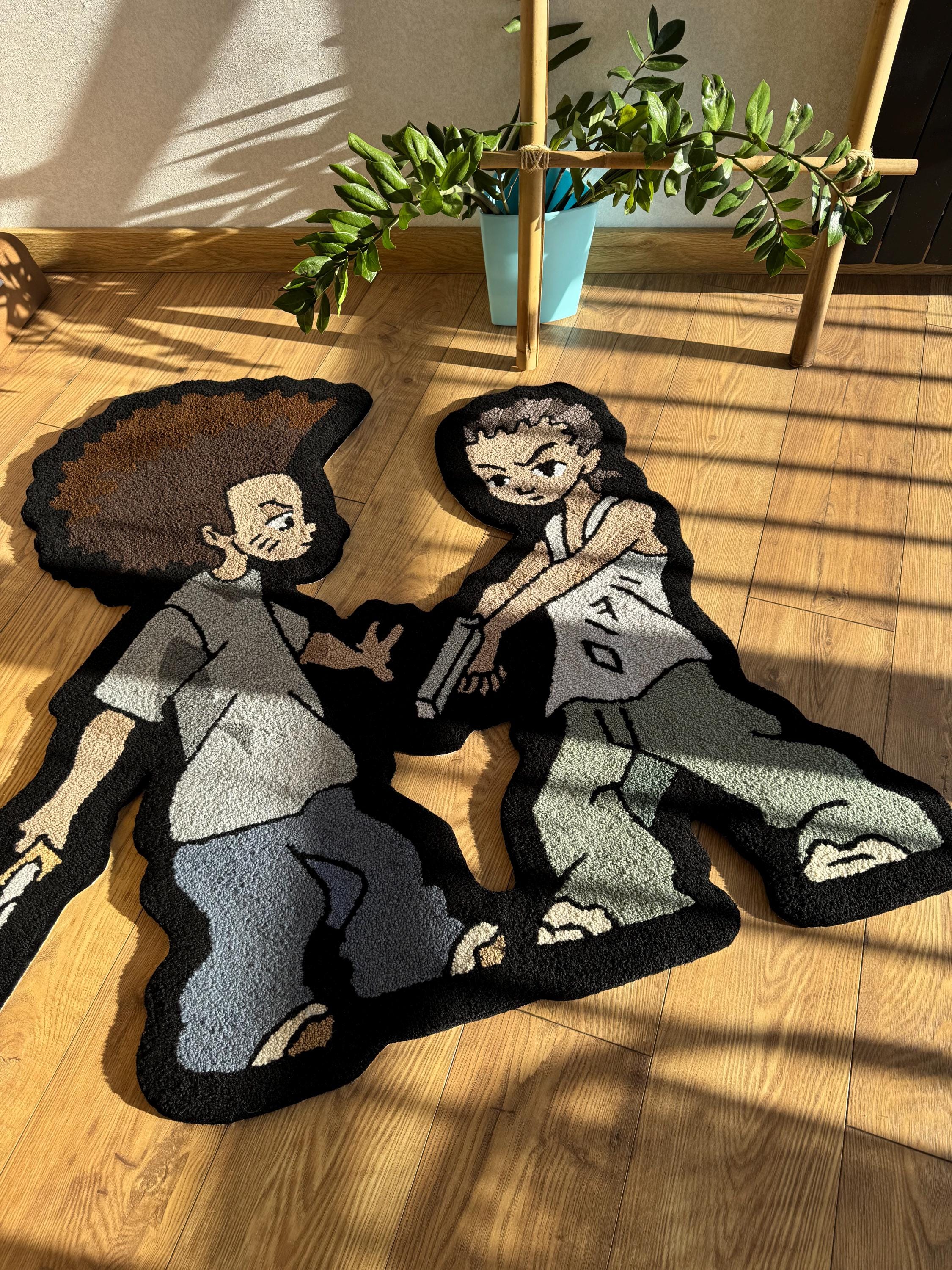 Huey and Riley Rug: Custom Tufted Wool Cartoon Art - Etsy