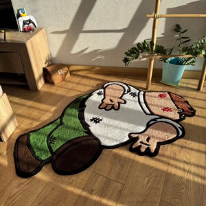 Griffin Smashed Rug: Family Guy Handmade Wool Tufted Carpet - Etsy
