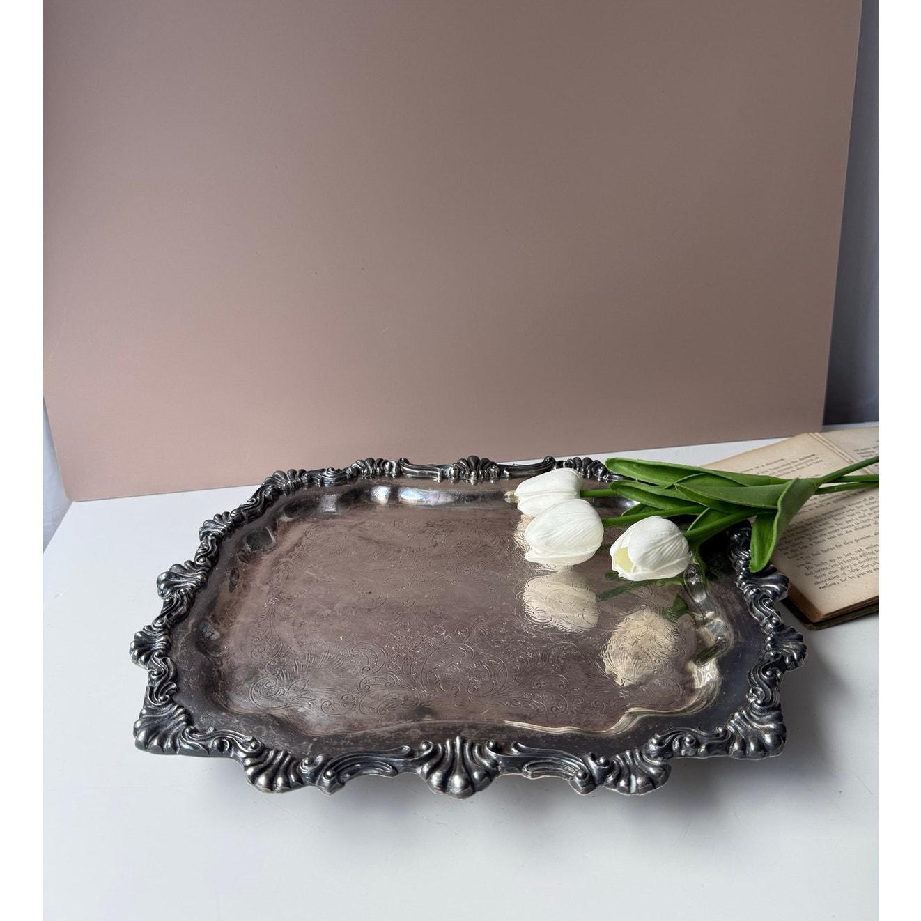 Leonard Silver Tray - Etsy