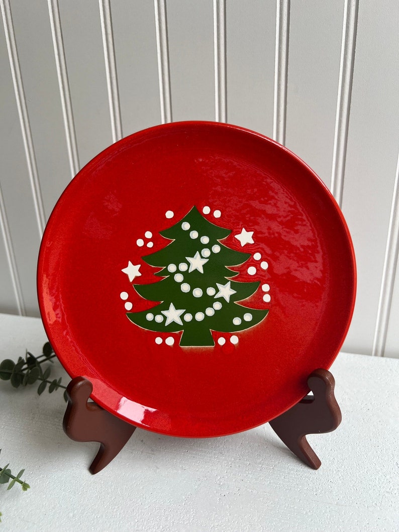 Waechtersbach Germany Christmas Tree Plate | 8