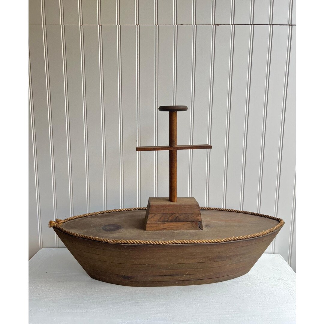 Artesania Rinconada Noah's Ark | Large Solid Wood Display Ship | Rustic ...