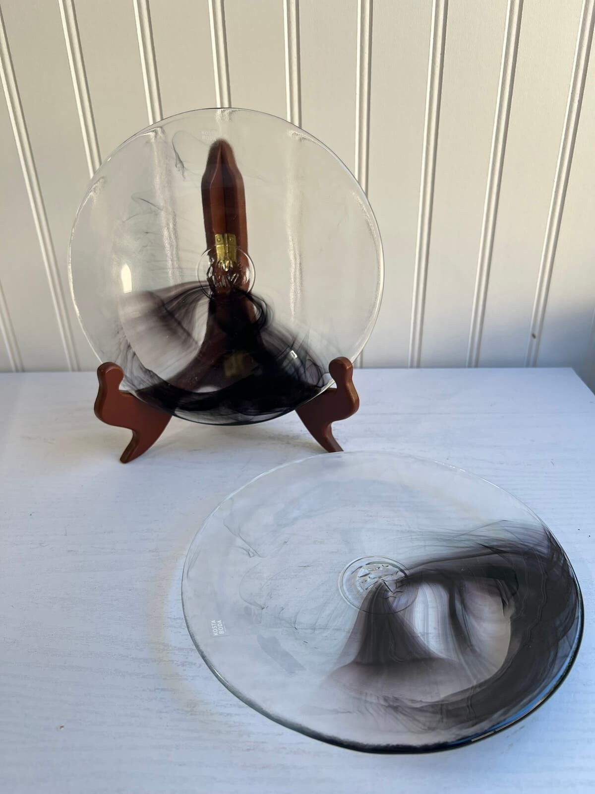 食器 Ulrica Hydman Vallien COSTA CODA plate Sweden Kosta Boda Glass Side Plate by Ulrica Hydman Vallien