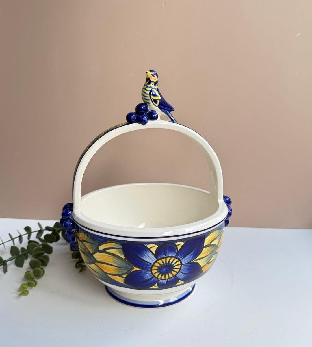 Royal Copenhagen Blue Pheasant Basket | 7