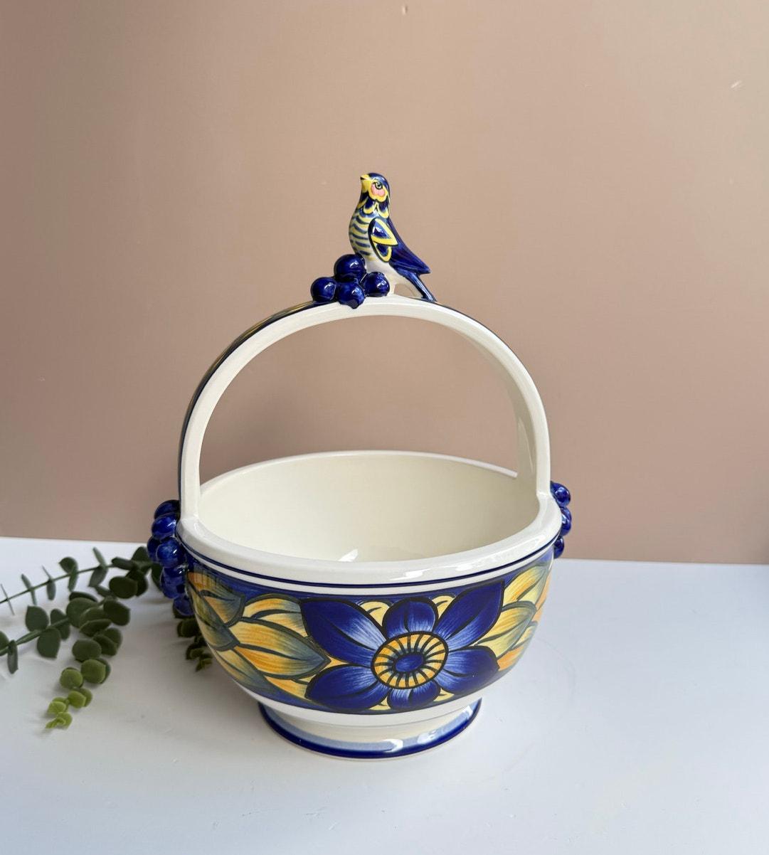 Royal Copenhagen Blue Pheasant Basket | 7