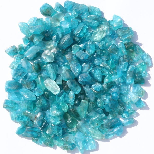 Paraiba Blue Apatite Tumble Polished Natural Form