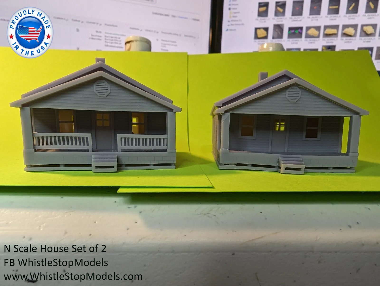 N Scale Houses Set of 2 N6011