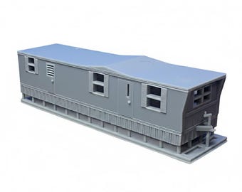 N Scale  Trailer Home 2 | Whistle Stop Models | 1/160