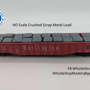 HO Scale Crushed Scrap Load