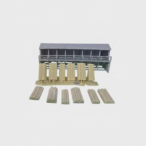 Z Scale Stacks of Lumber | Whistle Stop Models | 1/220