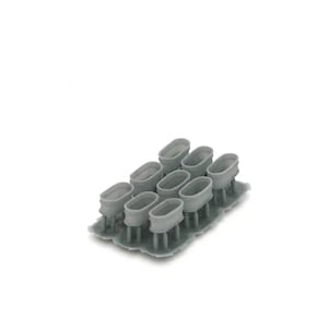N Scale Farm Water Troughs Set of 9 | Whistle Stop Models | 1/160