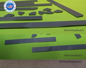 24&quot; of N Scale Sidewalk with Highest Details