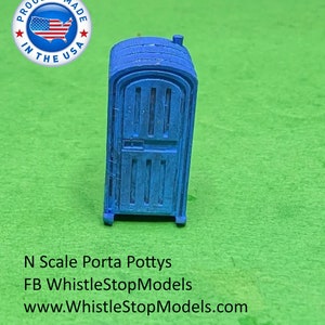 8 N Scale Porta Pottys