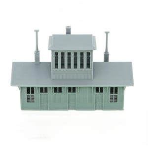 N Scale C&O Quinnimont Station and Interlocking Tower | Whistle Stop Models | 1/160