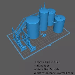 HO Scale Oil Field Set