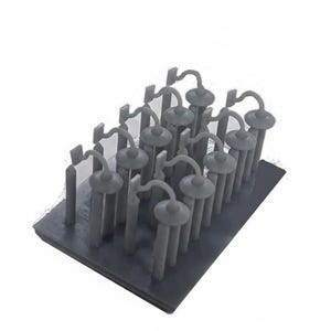 N Scale Gooseneck Lights Set of 10