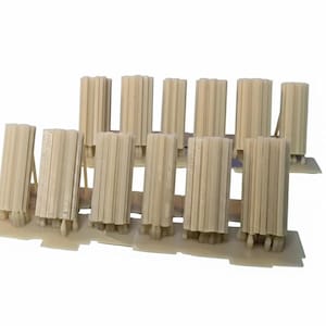 N Scale Stacks of Lumber Set of 12 | Whistle Stop Models | 1/160