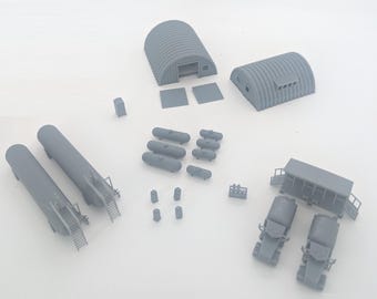 N Scale Hanks Propane Set | Whistle Stop Models | 1/160