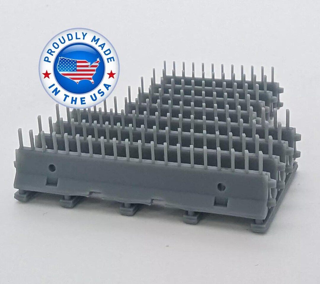 Geometry K Rails Triangle N Scale K Rails With View Blockers - Etsy