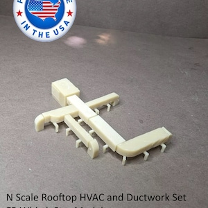 N scale set of HVAC Ductwork