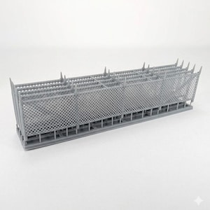 HO Scale 6 Ft Tall Chain Link Fence | Whistle Stop Models | 1/87