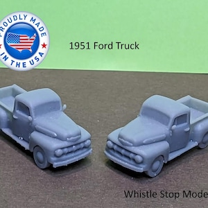 N Scale 1951 Ford Trucks set of 2 N3003