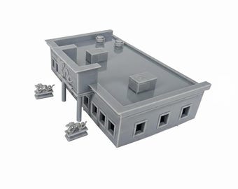 N Scale Lucky Dragon Restaurant in Evansville, IN | Whistle Stop Models | 1/160