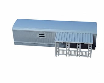 N Scale 1/160 Trailer Home 3 with Decks and Steps | Whistle Stop Models