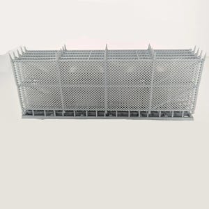 HO Scale 12 Ft Security 5.5 Inches Fence Set of 5 | Whistle Stop Models | 1/87