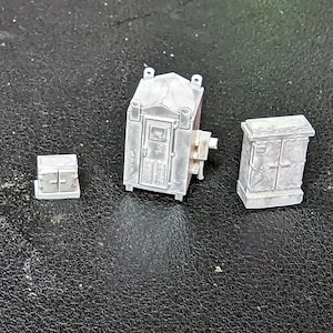 N Scale Electrical Track Side Control Boxes Set of 6