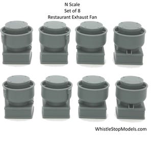 N Scale Rooftop Exhaust Fan N1033