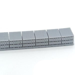 N Scale Concrete Block Flat Car Load | Whistle Stop Models 1/160