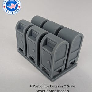 O Scale Post boxes
