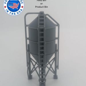 HO Scale Feed Bins