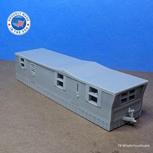 Z Scale Trailer mobile home house 2