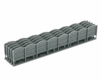 N Scale 6 Ft Tall Wooden Scallop Privacy Fence | Whistle Stop Models | 1/160