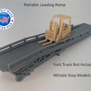 N Scale Portable Truck Loading Ramp