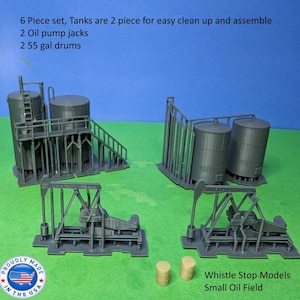 N-Scale Small Oil Field