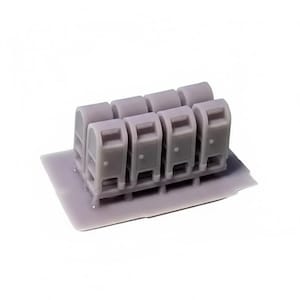 N Scale 1/160 Mail Post Boxes Set of 8 | Whistle Stop Models