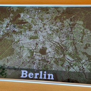 Berlin Stadtkarte/ Citymap Poster A3 Format