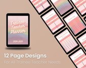 Rainbow Digital Trainee Teacher Planner Academic Year 2024 - 2025, GoodNotes Planner, Weekly Planner, Notability Planner, iPad Planner
