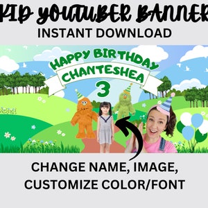 Ms Rachel Birthday Banner | Ms Rachel Party Decorations | Ms Rachel Poster | Ms Rachel Backdrop | Icky Sticky Sign | Kids Show Celebration