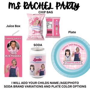 Ms Rachel Birthday Party Bundle | Miss Rachel Party Pack | Rachel Party ...