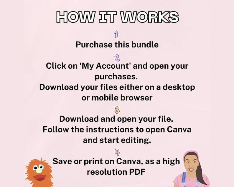 Kid Youtuber, unlock your creativity hassle-free! Purchase our digital-only 23-pack sticker collection on Etsy and download instantly. Follow our simple guide to access your stickers and start personalizing your space today!