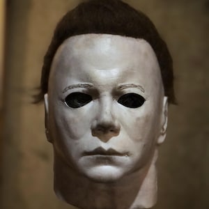 Halloween Kills Michael Myers Mask: 1978 Flashback, Hand-Dyed Mohair