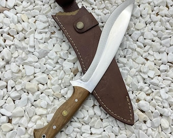 Gurkha Kukri Full Tang Blade Camping Knive Custom Gift for Men Custom Engraved Knife Gift For Groomsman Gift Anniversary Gift Christmas